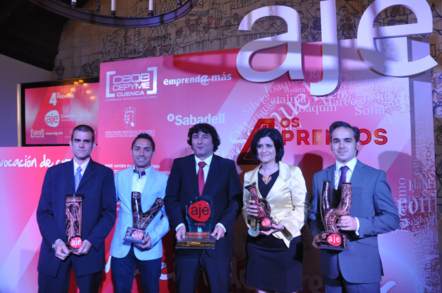 La quinta edición de los premios AJE Joven Empresario tendrá lugar el próximo día 6 de mayo