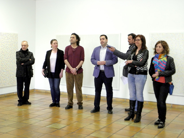 El artista Miguel Ángel Barba muestra su última obra en el Museo de Obra Gráfica de San Clemente