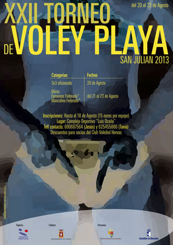 Este domingo concluyen las inscripciones para apuntase en el torneo de vóley-playa de San Julián