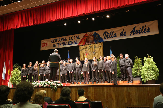 La Schola Cantorum Ciudad de Cuenca gana el tercer premio del XXXI certamen Internacional Coral Villa de Avilés 2014