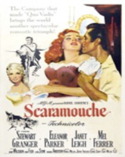 “SCARAMOUCHE”, de George Sidney, en “Cinema Aguirre”