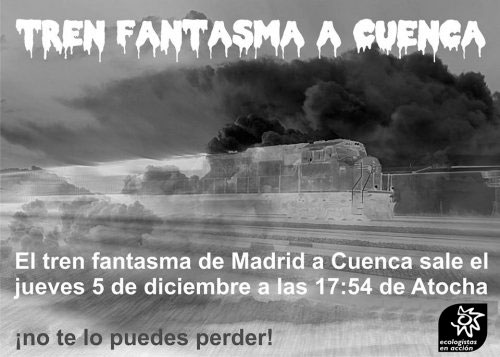 “El viaje del tren fantasma” reivindica un servicio del tren convencional de calidad