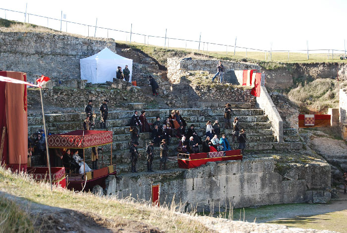 El Parque Arqueológico de Segóbriga, escenario improvisado de “Águila Roja”