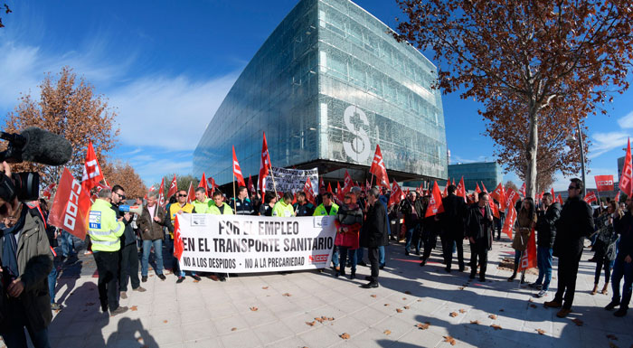 CCOO y la Consejería de Sanidad alcanzan un principio de entendimiento para garantizar el empleo y las condiciones laborales en el transporte sanitario en la región