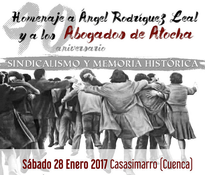 Homenaje a los Abogados de Atocha en Casasimarro en el 40 aniversario de la matanza