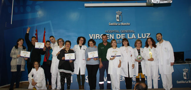 La Unidad de Media Estancia de Salud Mental, ganadora del Concurso de Belenes organizado por el Hospital Virgen de la Luz