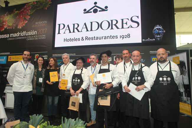 Miguel Martínez y Diego Cordeiro  ganadores del III Concurso de Tapas y Pintxos de Paradores 