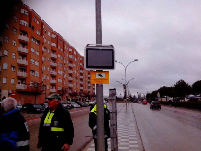 Instalado un radar informativo en la Ronda Oeste