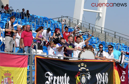 La peña Frente 1946 prepara el desplazamiento para el partido frente al Castilla