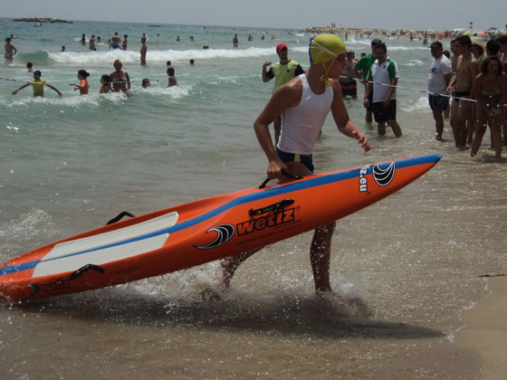 El Club de Salvamento SVAT Tarancón Campeón de España en sprint de playa alevín masculino y Carmen Berlanga Subcampeona de España en banderas alevín femenino