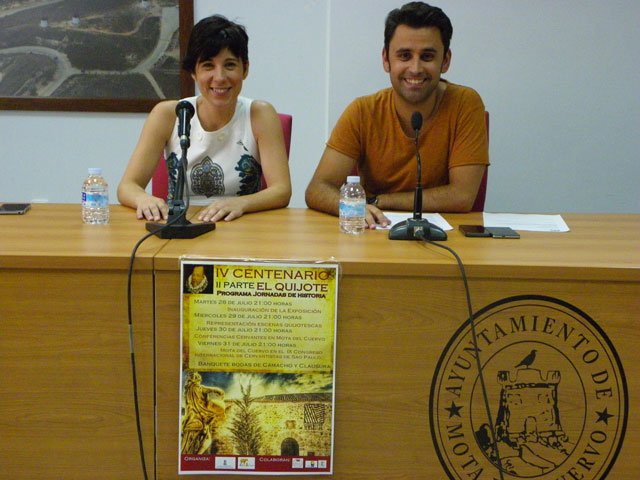 Presentación de las Jornadas de Historia “Escenarios del Quijote” en Mota del Cuervo 