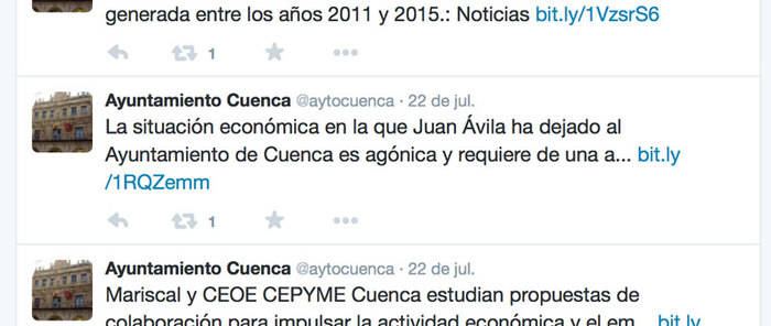 C's pedirá auditar las cuentas del Ayuntamiento de Cuenca y critica el uso partidista de la web municipal