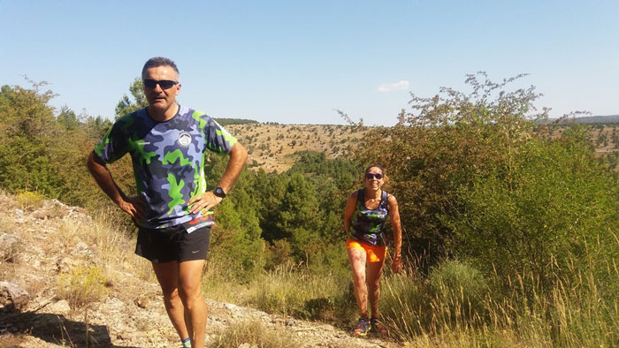 Salvador González y María Soledad Aragunde ganadores del I Trail Montaña Salvacañete