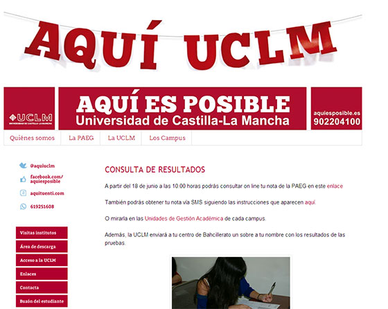 La UCLM lanza la campaña “Aquí es posible” para los preuniversitarios