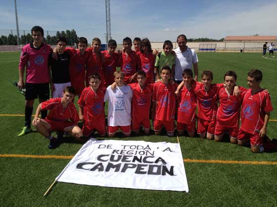 La Escuela Municipal de Fútbol se proclama campeona regional en categoría infantil