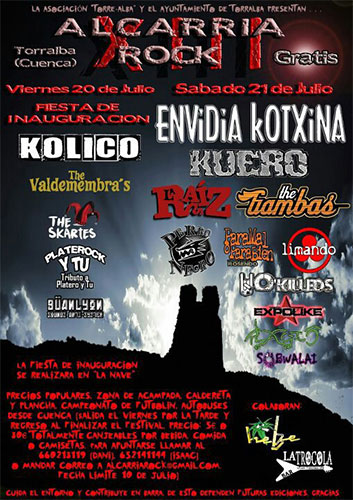  Torralba acoge una nueva edición del Festival Alcarria Rock 