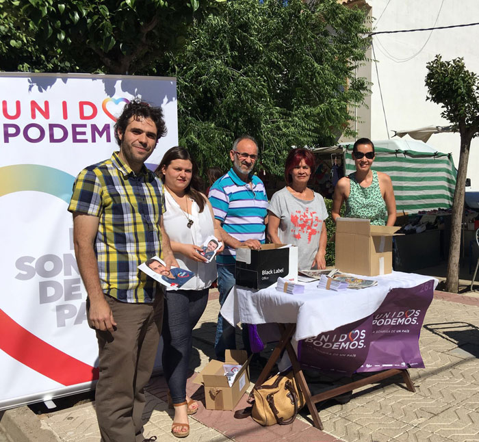 Unidos Podemos reclama en Mota del Cuervo el mayor apoyo posible para 