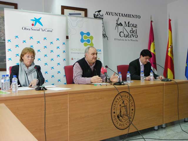 La Obra Social “la Caixa”, el CSIC y el Ayuntamiento de Mota del Cuervo “invaden  la ciudad de ciencia”