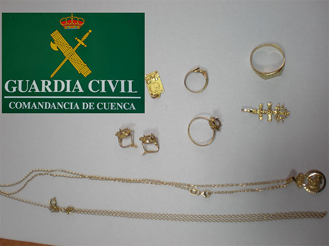 La Guardia Civil de El Provencio esclarece un delito de hurto de joyas