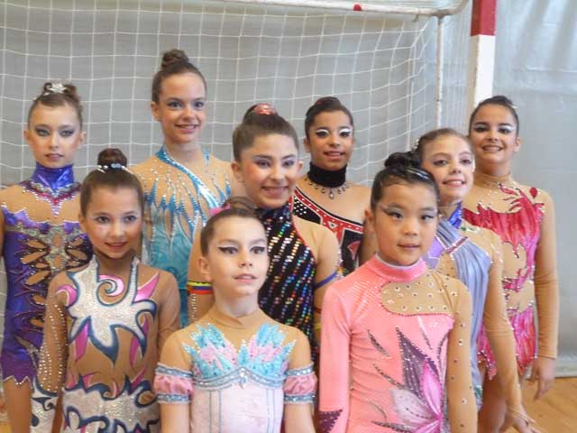 Éxito en la clasificación  de las gimnastas del C.D. Huécar para  el campeonato nacional individual