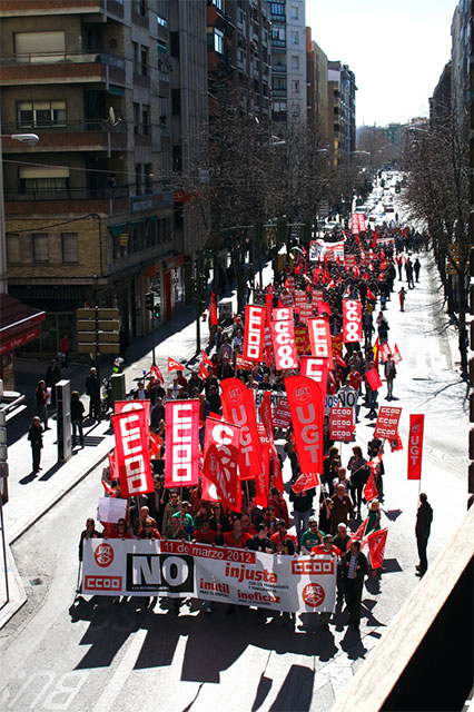 Cerca de un millar de conquenses vuelven a las calles contra la reforma laboral