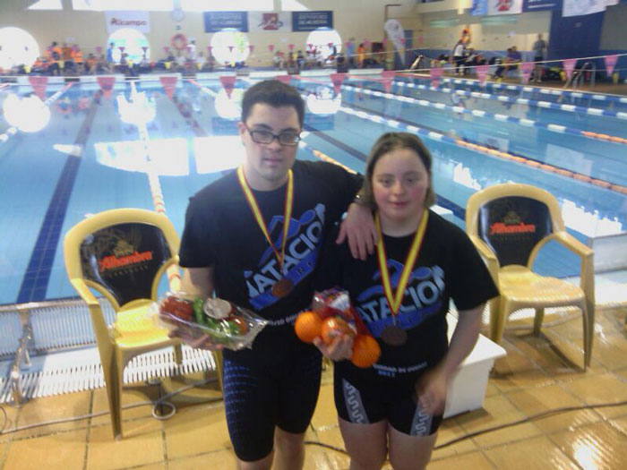 Gran actuación de los nadadores conquenses en el campeonato de España de natación para personas con discapacidad intelectual