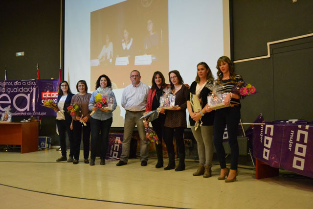 CCOO entrega en Cuenca los premios concursos “8 de Marzo” y reconoce la trayectoria de mujeres trabajadoras