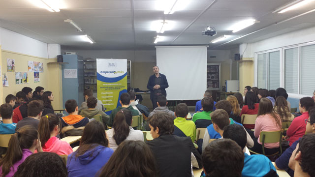 Emprende + Cuenca realiza varias charlas en centros escolares de Tarancón sobre creación de empresas