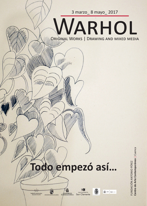 La exposición “Warhol · Original Works | Drawing and mixed media · Todo empezó así…” llega ese viernes a la FAP