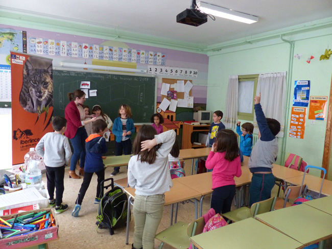 Alumnos del CEIP Juan Alcaide de Valdepeñas se adentra en la vida del lince ibérico de la mano del proyecto Life+IBERLINCE