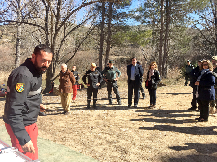 Prieto anima a la UME a seguir eligiendo Priego para realizar maniobras de preparación de cara a posibles emergencias