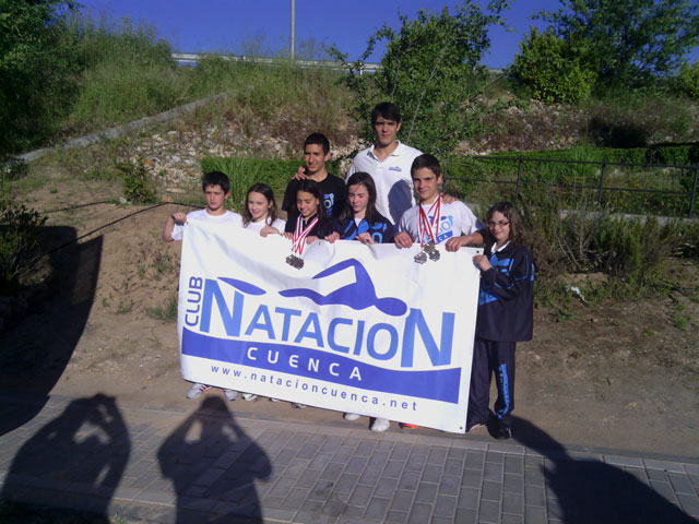 El Club Natación Cuenca  en el campeonato regional de deporte base de natación