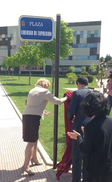 Inaugurada la Plaza a la Libertad de Expresión