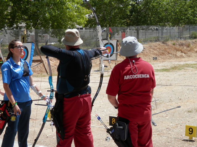 7 arqueros del Club ArcoCuenca compiten en el primer torneo al aire libre en Toledo