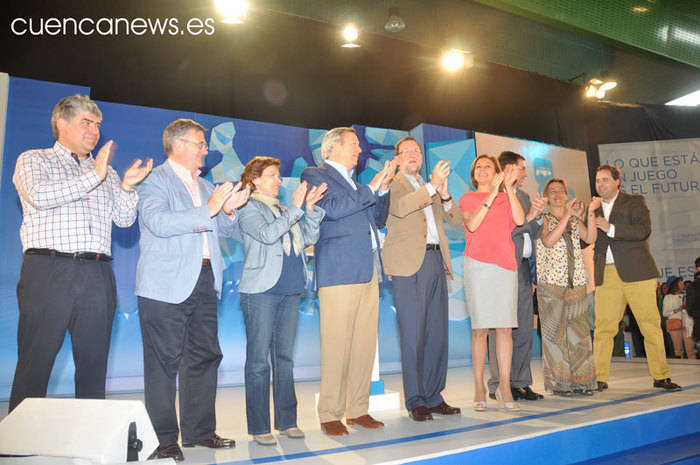 Una nutrida representación del PP de Cuenca, encabezada por Prieto, participa en la Convención Popular