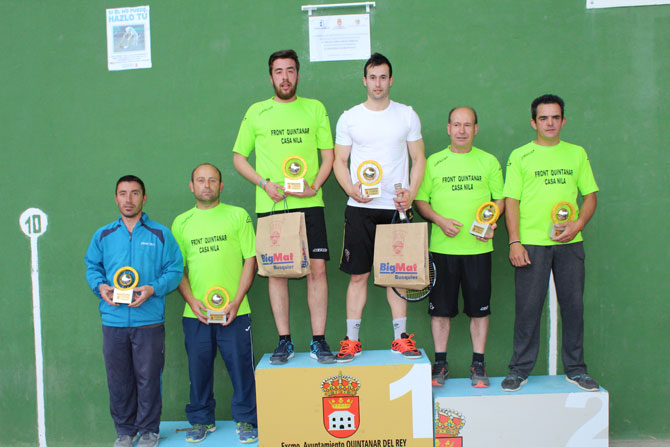 El Ayuntamiento de Quintanar del Rey inauguró la cubierta del frontón con un torneo este pasado domingo 