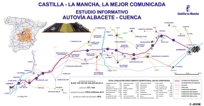 La autovía Albacete-Cuenca supera el trámite de consultas previas ambientales