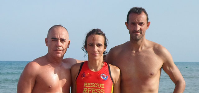 Tres taranconeros del SVAT en el Campeonato del Mundo de Salvamento y Socorrismo de Montpellier.