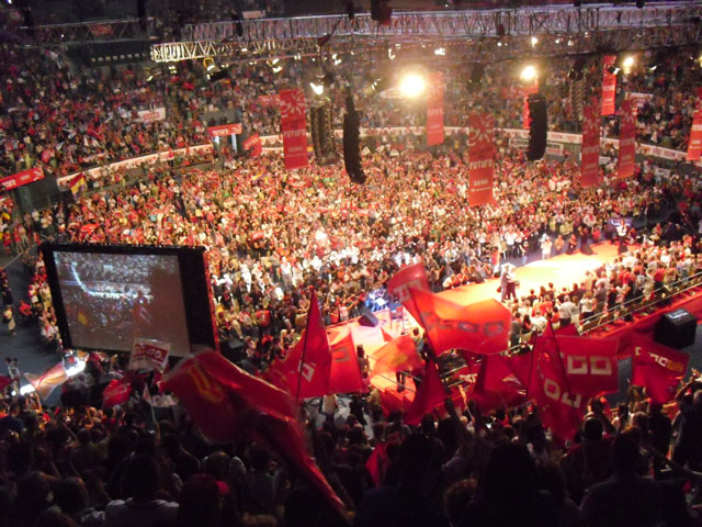 CCOO-Cuenca participó en el acto sindical confederal de Vistalegre