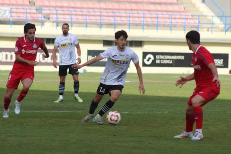 La UB Conquense se impone con solvencia al Getafe B y se aleja del descenso (3-0)